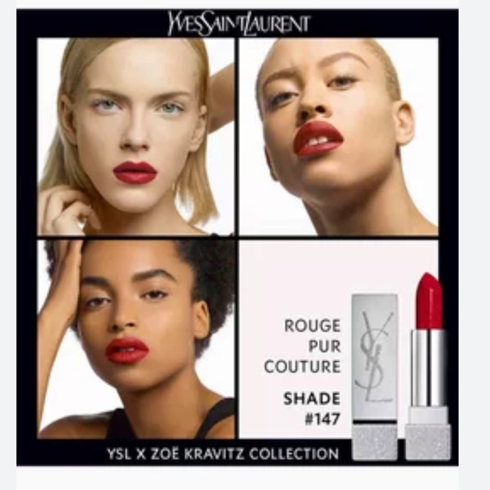 YSL Rouge Pur Couture lipstick 147 Brooklyn Baby Red Limited editiondiscontinued